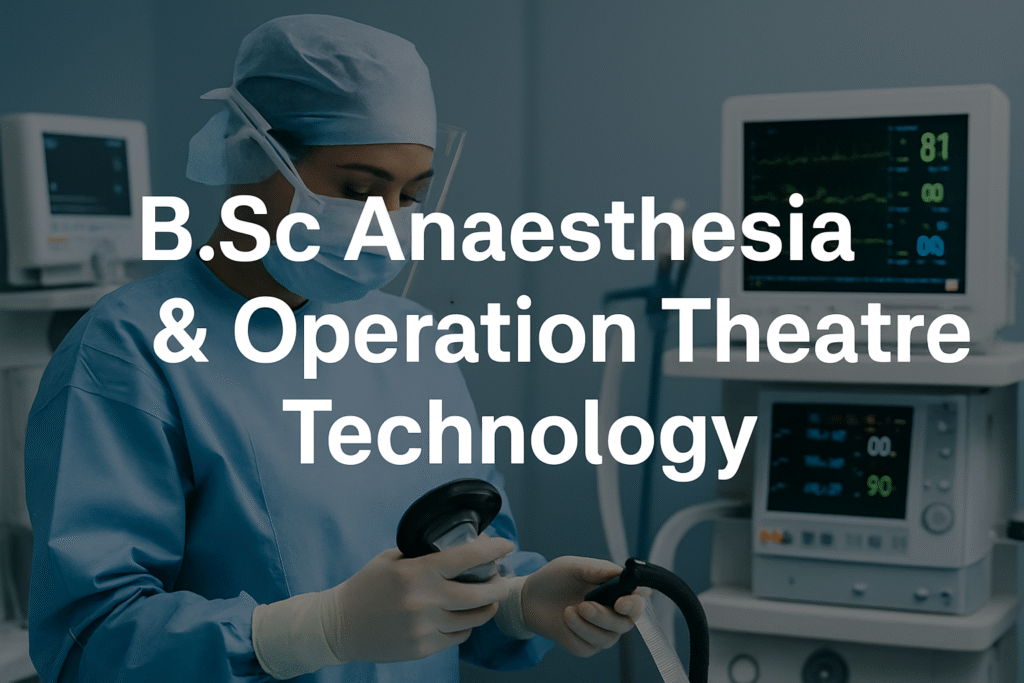 B.Sc Anaesthesia & Operation Theatre Technology
